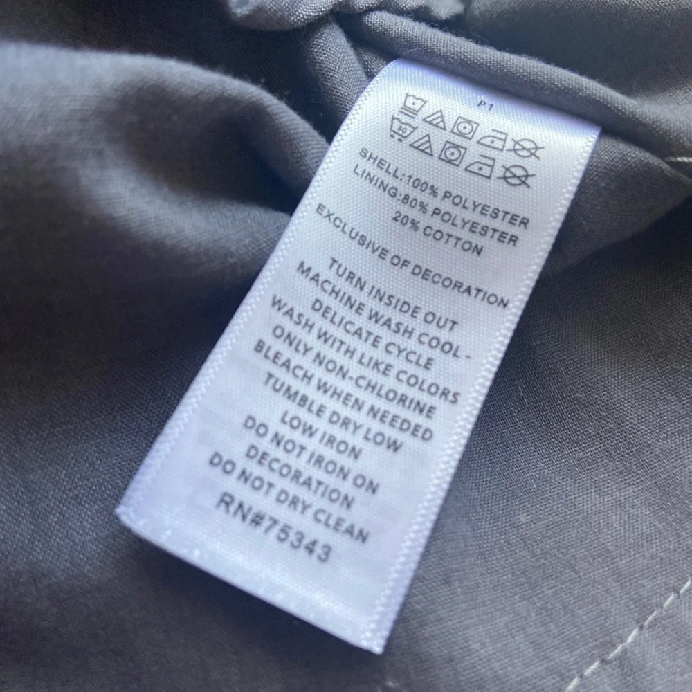 Max Studio Gray Velour Party Dress